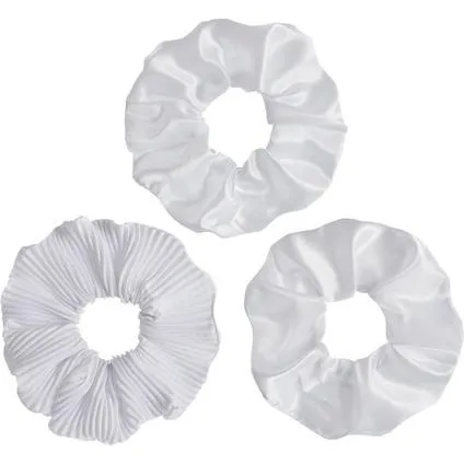 White Scrunchies | 3 pc