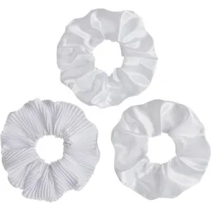 White Scrunchies | 3 pc