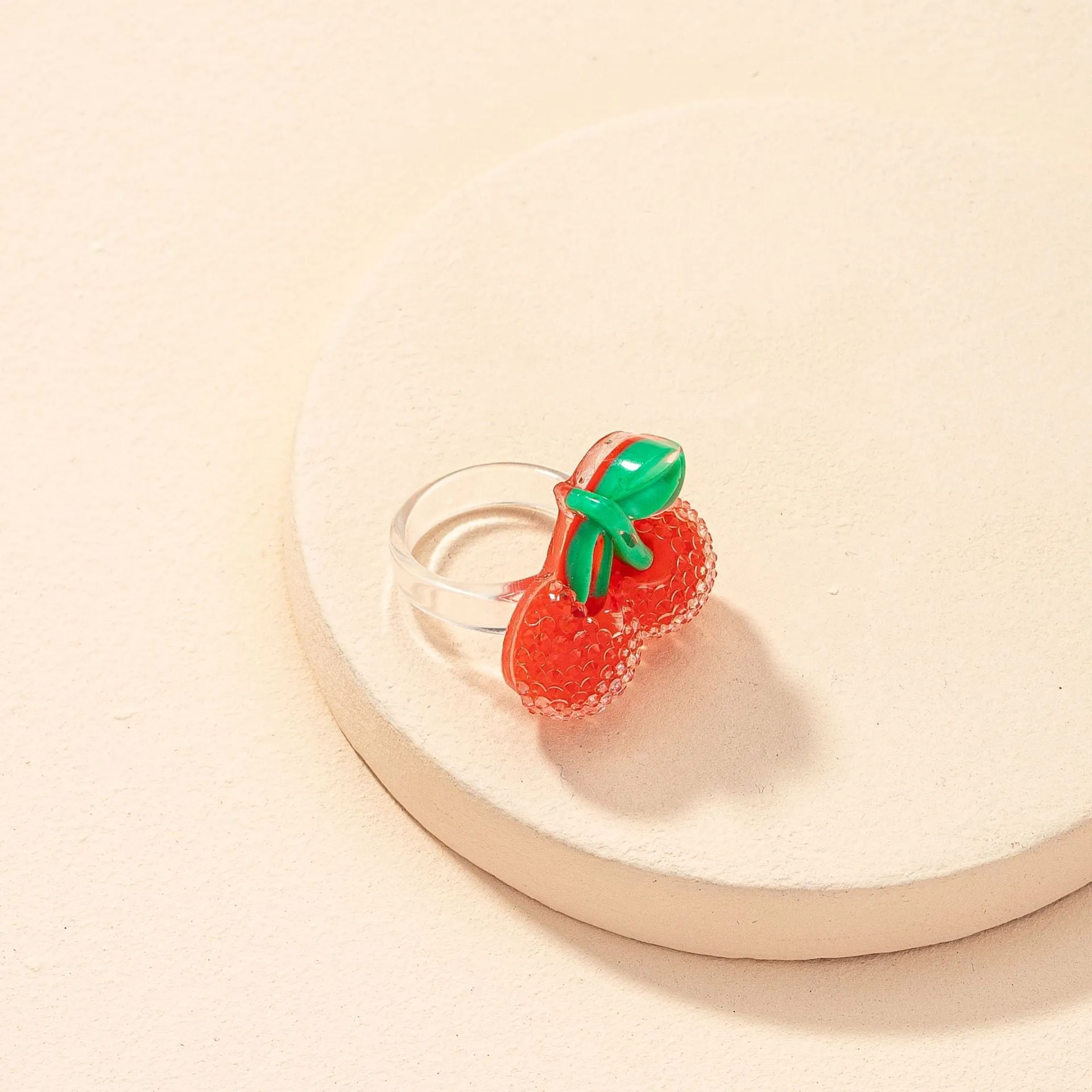 Wholesale Vienna Verve Cherry Fruit Resin Ring