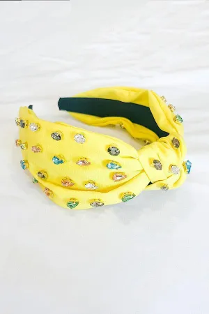 Yellow Chick Rhinestone Headband